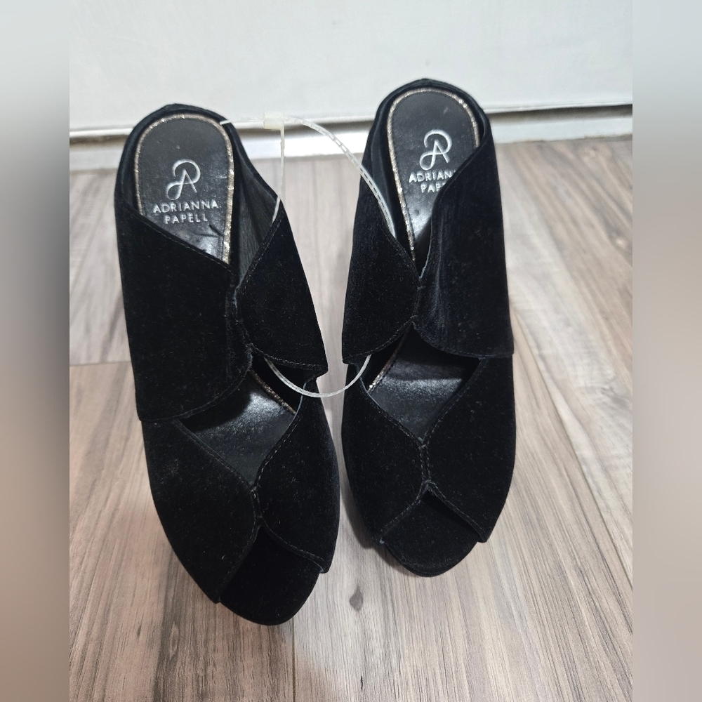 Adrianna Papell Women's Garret Mule Sz 9.5 Black - Picture 2 of 10